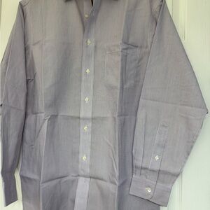 Jos. A. Bank Men's Subtle Striped Dress Shirt - Gray